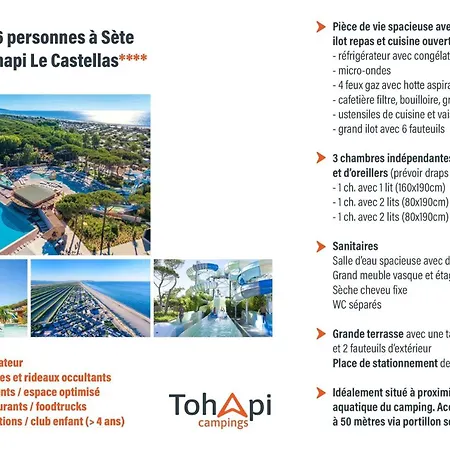 Mobilhome Cosy Bord De * Sète